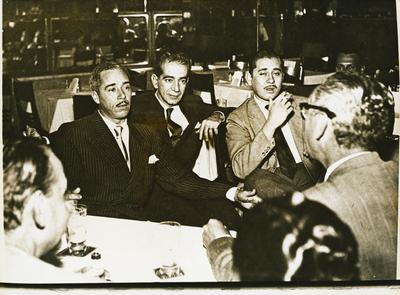 Silvio Caldas, Floriano Faissal, Fernando Lobo e Ary Barroso