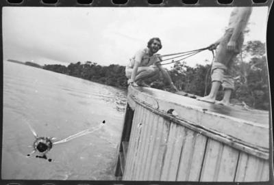 Filmagens de "Iracema: uma transa amazônica", com direção de Jorge Bodanzky e Orlando Senna