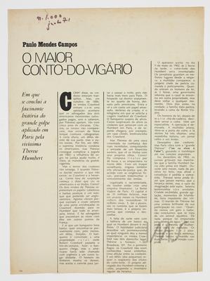 O maior conto do vigário