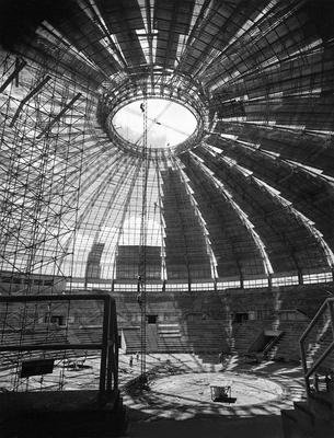 -;Ginásio do Ibirapuera em construção