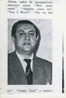 José Maria de Abreu (reprodução de periódico)