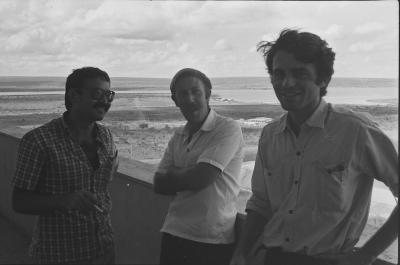 Alunos da UnB, colegas de Jorge Bodanzky - Mario Balaban, Jacó Sanowicz e Igor Gelerter