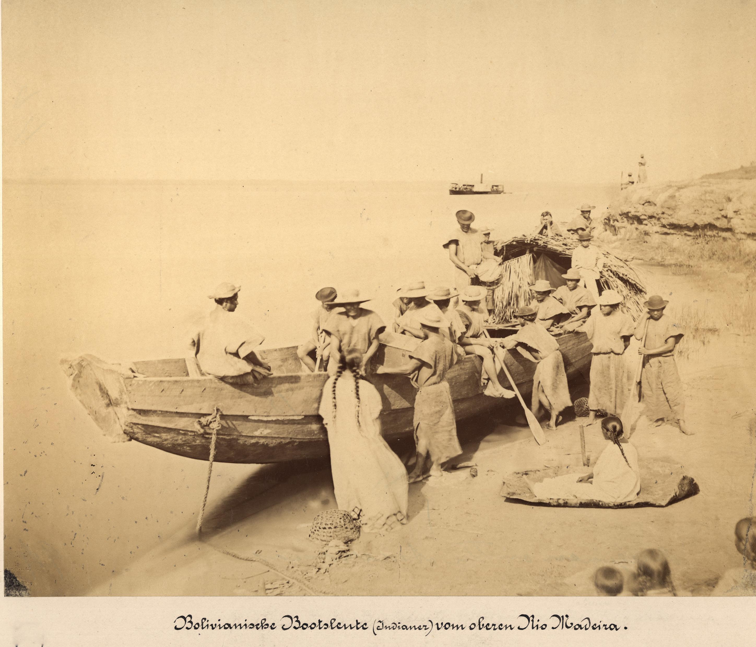 Remadores bolivianos embarcam no porto de Manaus