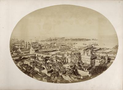 Largo do Paço visto do morro do Castelo