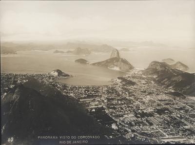 Panorama de Botafogo; tomada do Morro do Corcovado