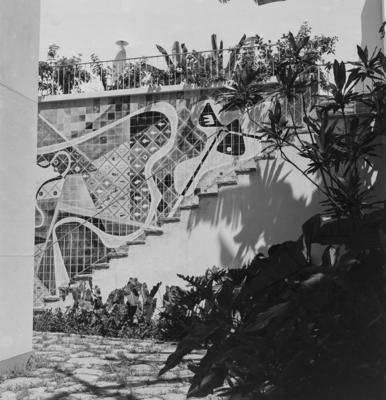 Mural de Burle Marx, na residência de Jean Marie Diestl