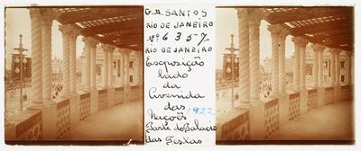 Exposição Internacional do Centenário da Independência de 1922 - parte do Palácio das Festas, ao lado da Avenida das Nações