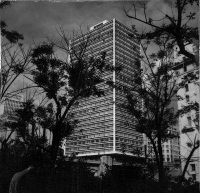 Viaduto do Chá e o Edifício Conde de Prates