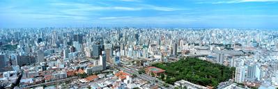 Vista panorâmica da região da Luz