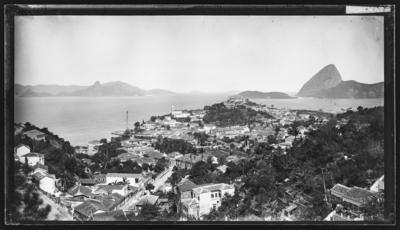 Bairro da Glória e o Morro do Pão de Açúcar vistos de Santa Teresa