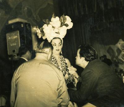 Linda Batista e Orson Welles