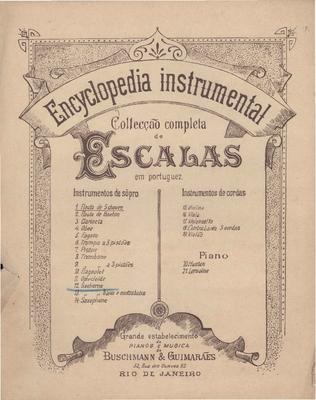 Enciclopédia instrumental - Coleção completa de escalas - Saxhorn