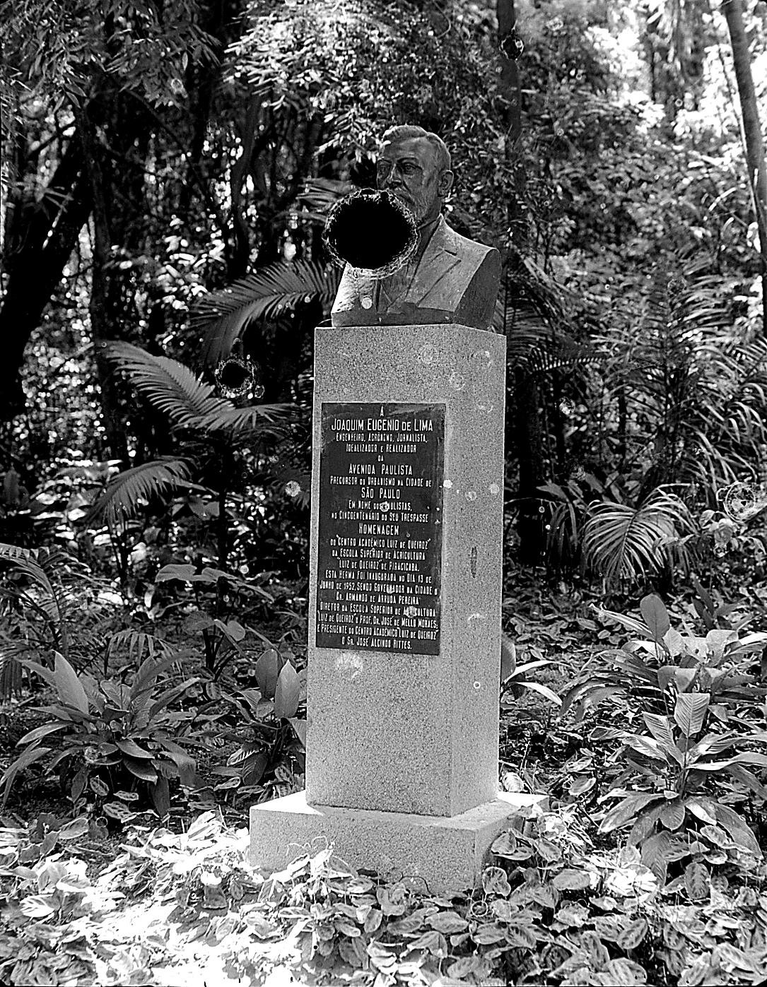 Busto em homenagem a Joaquim Eugênio de Lima