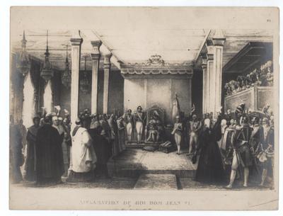 Aclamação de Dom João VI (pintura - reprodução)