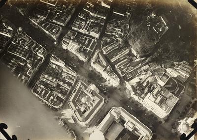 Vista aérea da Avenida Central (atual Rio Branco)