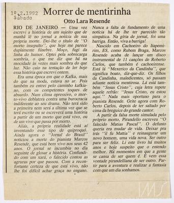 Morrer de mentirinha