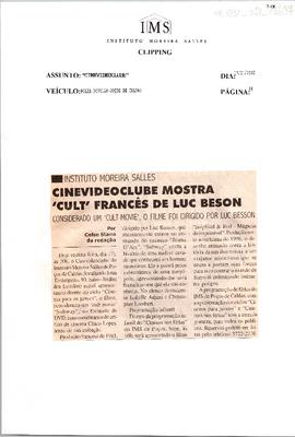 Cinevideoclube mostra 'Cult' francês de Luc Beson