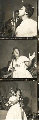 Elizeth Cardoso ao microfone (contatos)