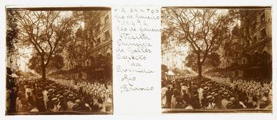 Cortejo por ocasião da visita do Príncipe de Gales