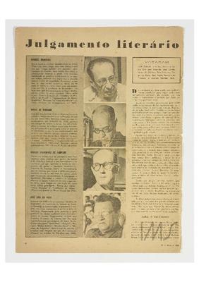 Julgamento literário: os escritores da nova geração escolhem os melhores entre os mais velhos