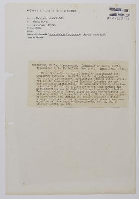 Erico Verissimo is one...