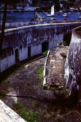 Forte do Mar - vista da galeria de circulação