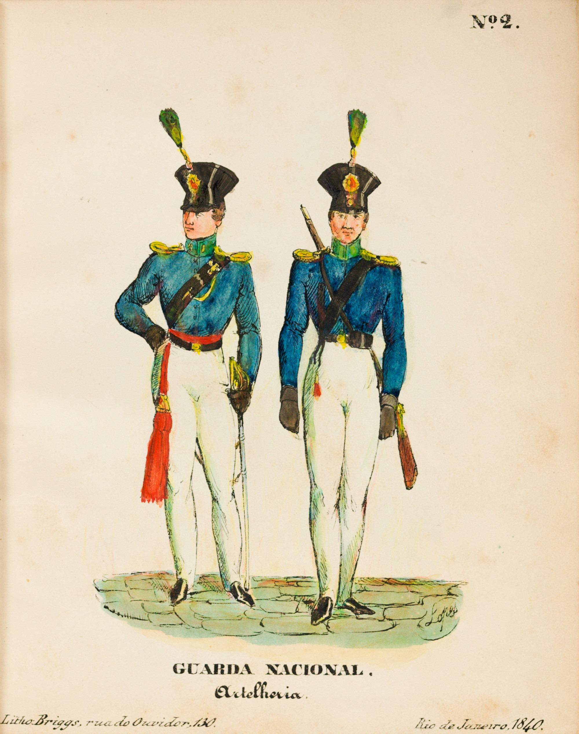 Nº 2. Guarda Nacional. Artelheria