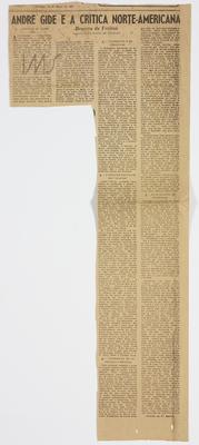 André Gide e a crítica norte-americana