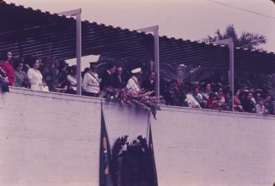 Emílio Garrastazu Médici na Parada da Semana da Pátria