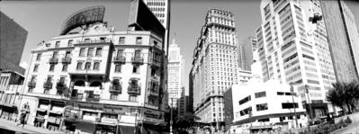 Vista dos edifícios do Banespa, Martinelli e Banco do Brasil