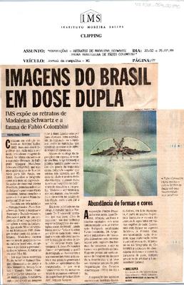 Imagens do Brasil em dose Dupla: IMS expõe os retratos de Madalena Schwartz ;fauna de Fabio Colombini