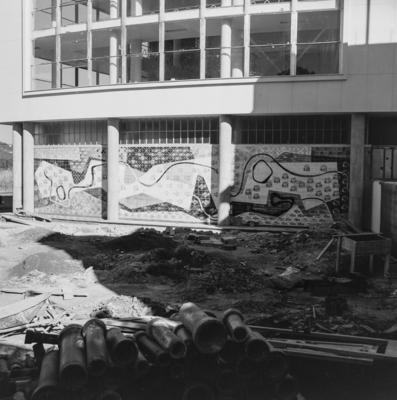 Painel de Burle Marx no Clube de Regatas Vasco da Gama, projeto de Américo Rodrigues Campelo