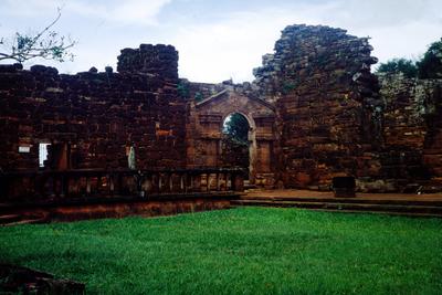 Ruínas da missão jesuítica San Ignacio Miní