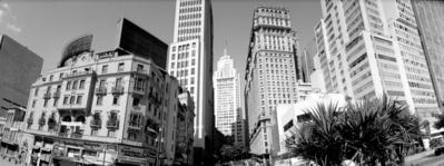 Vista dos edifícios do Banespa, Martinelli e Banco do Brasil