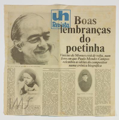 Boas lembranças do poetinha