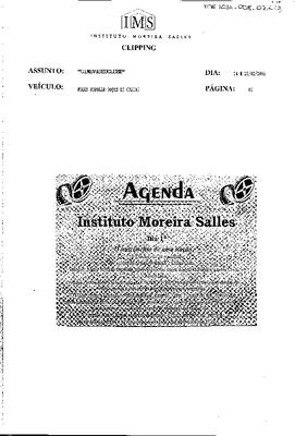 Agenda - Instituto Moreira Salles: ;Dia 1º: O nascimento de uma nação