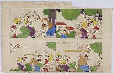 Carrapicho e seu filho Jujuba