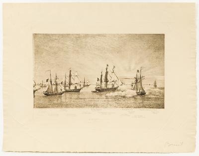 A Noticia da Paz Primeira Salva (tarde de 26 de Setembro de 1828.)