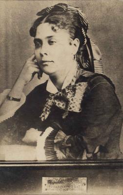 Chiquinha Gonzaga aos 29 anos (quadro - reprodução)