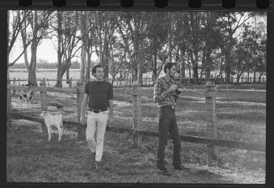 Em busca de fazendas para locacações do filme Os Herdeiros, de Cacá Diegues