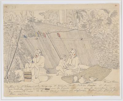 Mulheres e crianças indígenas Guatós