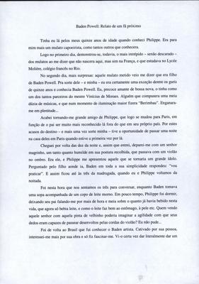 Baden Powell: relato de um fã próximo