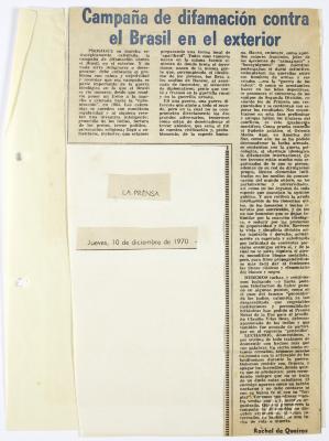 Campanã de difamación contra el Brasil en el exterior