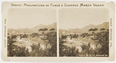 Vista do bairro de São Cristóvão, com destaque para o Hospital dos Lázaros