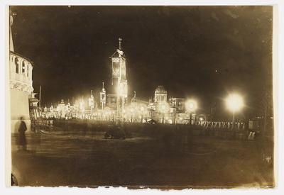Exposição Internacional de 1922: vista geral exposição à noite