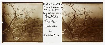 Vista da cidade; tomada a partir do Morro do Castelo