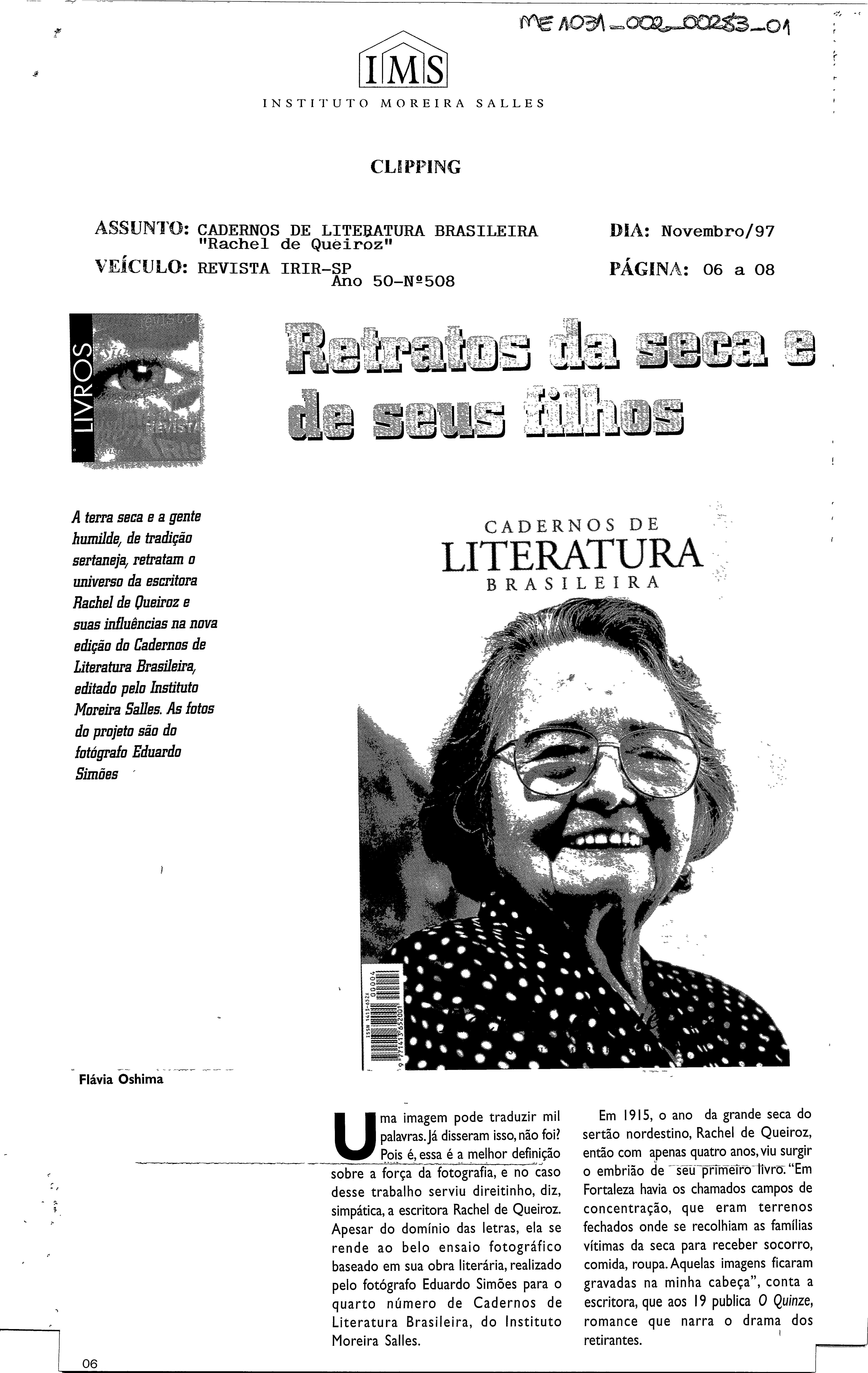 Retrato da seca e de seus filhos