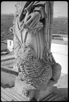 Profeta Daniel, detalhe de leão