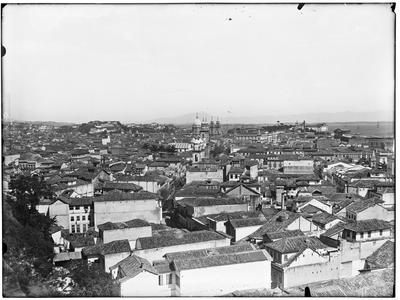 Panorama do centro do Rio de Janeiro a partir do Morro do Castelo