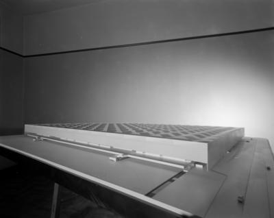 Maquete do Pavilhão de Exposições do Parque do Anhembi